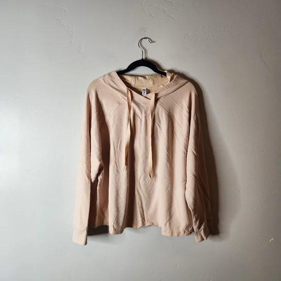 Athleta Buttery Beige Boardwalk High Hip Hoodie Size 3X - Picture 3 of 8